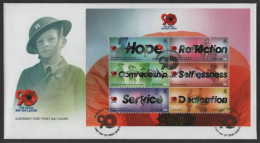 Guernsey 2011 FDC Sc 1123a Royal British Legion 90th Ann Sheet - Guernesey