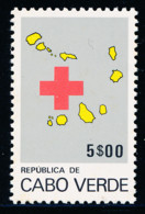 Cabo Verde - 1977 - Red Cross - 5$00 / MNG - Isola Di Capo Verde