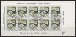 Finnland 1995 Pflanzen Margeriten Folienblatt 1296 FB Gestempelt (C92942) - Carnets