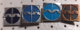 Adria Airways Airplain Aviation, Plane Slovenia Ex Yugoslavia 4 Different Pins - Avions