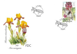 FDC 1222 - 5 Czech Republic Podyjí National Park: 2023 Stag Beetle Snake Orchid - FDC