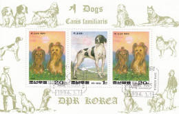 NORTH KOREA 3296,used,dogs - Corée Du Nord