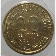 GADOURY 332 - 20 CENTIMES 2001 - TYPE MARIANNE - KM 930 - FDC - 20 Centimes