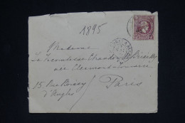 GRECE - Lettre De 1895 Pour Paris Adressée à La Comtesse CHANDON De BRIAILLES Née De CLERMONT-TONNERRE - A  2020 - Storia Postale