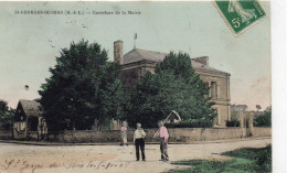 Saint-Georges-du-Bois Animée Carrefour De La Mairie Carte RARE - Champtoceaux