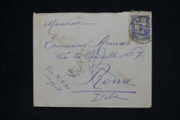 GRECE - Lettre Pour Rome Adressée à La Comtesse CHANDON De BRIAILLES Née De CLERMONT-TONNERRE - A  2027 - Storia Postale