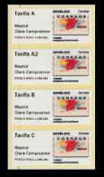 Spain Espagne España 2023 - ATM Turismo Homenaje ATM's Antiguas Strip Mnh** - Machine Labels [ATM]