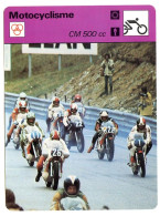 Moto CM 500 CC CHAMPIONNAT DU MONDE     Sport  Moto Fiche Illustrée  Documentée  Motocyclisme - Sport