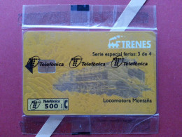 Telefónica - LOCOMOTORA MONTANA 10 000 Ex Blister MINT Folder (BQ0621 Train - Privatausgaben