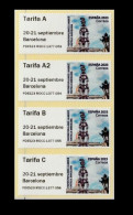 Spain Espagne España 2023 - ATM La Merce Castells Barcelona Strip Mnh** - Machine Labels [ATM]