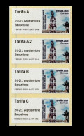 Spain Espagne España 2023 - ATM La Merce Castells Barcelona Strip Mnh** - Timbres De Distributeurs [ATM]