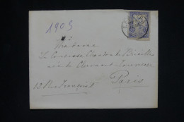 GRECE - Lettre Pour Paris Adressée à La Comtesse CHANDON De BRIAILLES Née De CLERMONT-TONNERRE - A  2042 - Cartas & Documentos