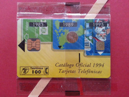 Telefónica - CATALOGO OFICIAL 1994 - 5 000 Ex Blister MINT Folder (BQ0621 - Emissions Privées