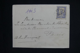 GRECE - Lettre Pour Paris Adressée à La Comtesse CHANDON De BRIAILLES Née De CLERMONT-TONNERRE - A  2072 - Storia Postale