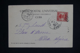 CUBA - Carte Postale De Santiago De Cuba Pour L'Algérie - 1903 - Pas Courant - A  2076 - Briefe U. Dokumente