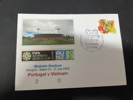 22-2-2024 (1 W 2 A) 4 Covers - FIFA Women's Football World Cup 2023 - Portugal Matches - Altri & Non Classificati