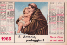 Calendarietto - Fratini Di S.antonio - Collegio Missionario Francescano - Artena - Roma - Anno 1966 - Tamaño Pequeño : 1961-70