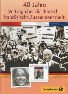 Germany Deutschland 2003 40 Jahre Elysée-Vertrag, France, President Adenauer & De Gaulle, Canceled In Berlin & Paris - 2001-2010