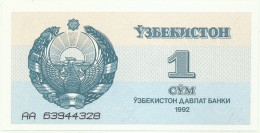 UZBEKISTAN - 1 SUM - 1992 ( 1993 ) - Pick 61 - Unc. - Serie AA - Oezbekistan