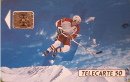 TELECARTE FRANCE  / FRANCE TELECOM / 50 UNITÉS / XVI EME JEUX OLYMPIQUES D'HIVER D'ALBERVILLE / LE HOCKEY SUR GLACE - Sonstige – Europa