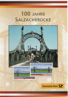 Germany Deutschland 2003 100 Jahre Salzachbrucke, Brucke Bridge, Austria, Canceled In Berlin & Oberndorf Bei Salzburg - 2001-2010