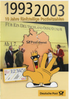 Germany Deutschland 2003 10 Jahre Fünfstellige Postleitzahlen, 10 Years Of Five-digit Zip Codes, Canceled In Bonn - 2001-2010