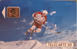 TELECARTE FRANCE  / FRANCE TELECOM / 50 UNITÉS / XVI EME JEUX OLYMPIQUES D'HIVER D'ALBERVILLE / HOCKEY SUR GLACE - Other - Europe