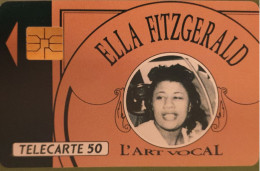 TELECARTE FRANCE  / FRANCE TELECOM / 50 UNITÉS / THEME JAZZ / L'ART VOCAL / ELLA FITZGERALD - Andere - Europa