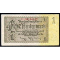 ALLEMAGNE - PICK 173 B - 1 RENTENMARK - 30/01/1937 - TTB - Altri & Non Classificati