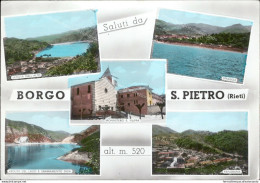 Al211 Cartolina Saluti Da Borgo S.pietro Provincia Di Rieti - Rieti