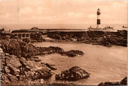 22-2-2024 (1 W 5) UK - CUT DOWN IN SIZE - B/W - Boddam Lighthouse - Lighthouses