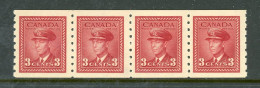 Canada 1942-43 King George Vl War Issue Coil Stamps - Ungebraucht