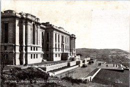 22-2-2024 (1 W 5) UK - B/W - Aberystwyth Wales National Library (cut Down In Size) - Bibliotheken