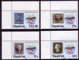 Tonga Niuafo'ou 1990 - Shows Tin Can Mail & Cruise Ship - Set Of 4 MNH - Tonga (1970-...)