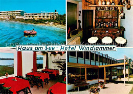 73739529 Heiligenhafen Ostseebad Haus Am See Hotel Windjammer Bar Gaststube Stra - Heiligenhafen