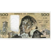 FAY 71/27 - 500 FRANCS PASCAL - 05/08/1982 - B.162 - PICK 156 - TTB - 500 F 1968-1993 ''Pascal''