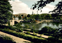 73715957 Rheinfelden Baden Stadtgarten Mit Blick Zum Schweizer Ufer Rheinfelden  - Rheinfelden