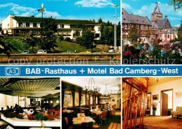 73715924 Bad Camberg BAB Rasthaus Und Motel Camberg West Gastraeume Kirche Bad C - Bad Camberg