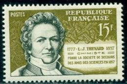 1957 Louis Jacques Thénard,chemist,France,1174,MNH - Scheikunde