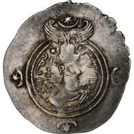 Royaume Sassanide, Chosroès II, Drachme, 590-628, Atelier Incertain, Argent - Orientale