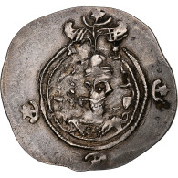 Royaume Sassanide, Chosroès II, Drachme, 590-628, Atelier Incertain, Argent - Orientale