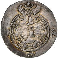 Royaume Sassanide, Chosroès II, Drachme, 590-628, Karzi?, Argent, TTB - Orientales