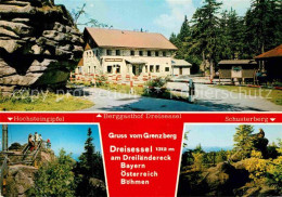 72864923 Dreisessel Grenzberg Dreilaendereck Schusterberg Hochsteingipfel Dreise - Freyung