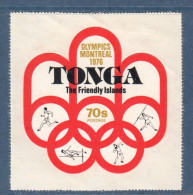 Tonga, **, Yv 371, Mi 563, SG 562, JO Montréal 1976, - Tonga (1970-...)