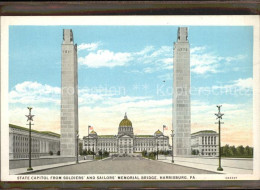 71568713 Harrisburg Pennsylvania State Capitol From Soldies And Sailors Memorial - Andere & Zonder Classificatie