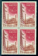 1959 Marcoule Nuclear Energy Center,Architecture,Energy,France,1248,MNH X4 - Atoom