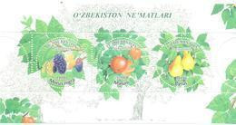 2019. Uzbekistan, Fruits Of Uzbekistan, S/s, Mint/** - Uzbekistán