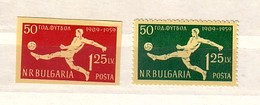 1959  50 YEARS FOOTBALL  Perf.+ Imperf.-MNH  BULGARIA  / Bulgarie - Ungebraucht