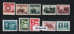 1956 Lot – 1956 10v.-MNH  BULGARIA / BULGARIE - Nuevos