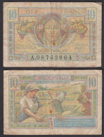 FRANKREICH - FRANCE 10 FRANC 1947 TRESOR FRANCAIS Territores Occupes   (29672 - Andere & Zonder Classificatie